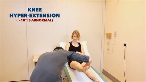 forced hyperextension knee test